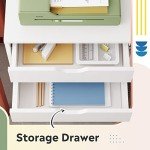 DEVAISE 7-Drawer Wood Dresser with Wheels