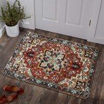 Lahome Traditional Red Oriental Area Rug - 2’x3’