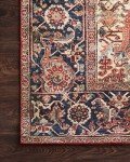 Loloi Layla Vintage Inspired Red/Navy Area Rug