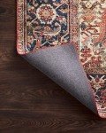 Loloi Layla Vintage Inspired Red/Navy Area Rug