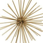 Starburst Metal Wall Art Set of 3, Gold