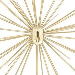 Starburst Metal Wall Art Set of 3, Gold