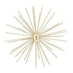 Starburst Metal Wall Art Set of 3, Gold