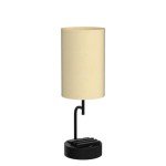 Modern Table Lamp Set with USB Charging Ports