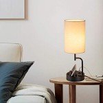 Modern Table Lamp Set with USB Charging Ports