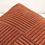Boho Rust Decorative Throw Pillow Covers - 2 Pack