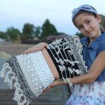 Boho-Chic Textured Lumbar Pillow Cover 12"x20