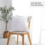 18"x18" Cotton Throw Pillow Inserts (Set of 2)