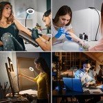 Flexible Gooseneck LED Desk Lamp with Clamp