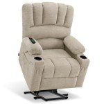 MCombo Heated Massage Power Lift Recliner Chair