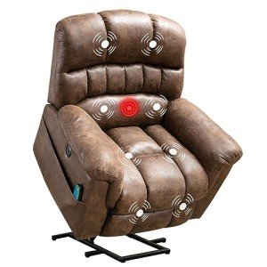 Phoenix Home Extra Wide Power Lift Recliner