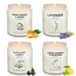 Scented Soy Candle Set - 4 Pack