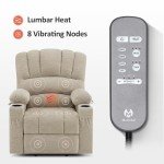 MCombo Heated Massage Power Lift Recliner Chair
