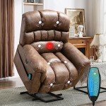 Phoenix Home Extra Wide Power Lift Recliner