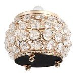 Elegant Gold Jewelry Box with Glass Lid