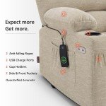 MCombo Heated Massage Power Lift Recliner Chair