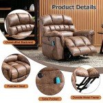 Phoenix Home Extra Wide Power Lift Recliner