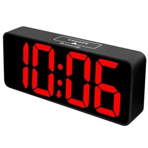 Large Digital Alarm Clock with Jumbo Display