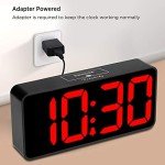 Large Digital Alarm Clock with Jumbo Display