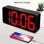 Large Digital Alarm Clock with Jumbo Display