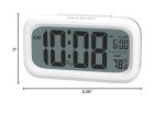 Peakeep Battery Operated Night Light Alarm Clock