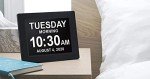 8-inch Digital Clock for Seniors with Alarms