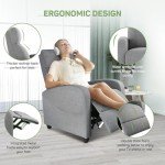 Massage Recliner Chair with Adjustable Lumbar Support