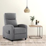 Massage Recliner Chair with Adjustable Lumbar Support