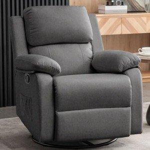 360 Swivel Rocker Recliner Chair for Small Spaces