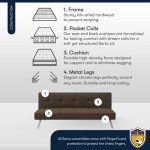 Java Serta Rane Comfortable Futon Sofa