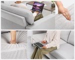 Light Grey 3-Seater Modern Comfy Sofa