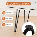 Iron Hairpin Table Legs - 12 Inch Black Set