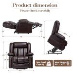 Triple Motor Power Lift Recliner Chair for Elderly
