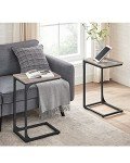 VASAGLE C-Shaped Side Table for Couch