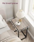 VASAGLE C-Shaped Side Table for Couch