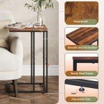 C Shape Side Table for Couch and Bed