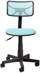 Blue Swivel Mesh Desk Chair for Urban Living