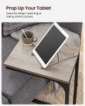 VASAGLE C-Shaped Side Table for Couch
