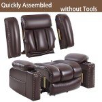 Triple Motor Power Lift Recliner Chair for Elderly