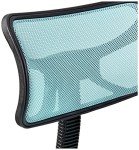 Blue Swivel Mesh Desk Chair for Urban Living