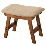 Bamboo Foot Stool and Ottoman for Relaxation