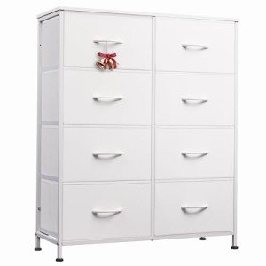 Stylish 8-Drawer Fabric Dresser for Bedroom