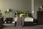 5-Drawer Chocolate Dresser with Matte Nickel Handles