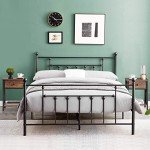 VECELO Modern X-Design Nightstand Set of 2