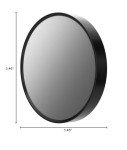 3.46-Inch Magnifying Makeup Mirror with Suction Cups