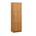 Highland Oak Storage Cabinet for Pantry Use