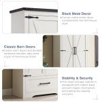 Farmhouse Style Tall Kitchen Pantry Cabinet
