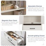 Farmhouse Style Tall Kitchen Pantry Cabinet