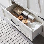 Farmhouse Style Tall Kitchen Pantry Cabinet