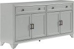 Crosley Tara Modern Farmhouse Sideboard Buffet Cabinet